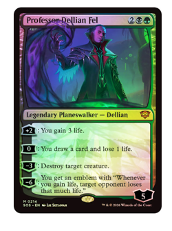 Professor Dellian Fel - Foil Secrets of Strixhaven MTG - Image 1