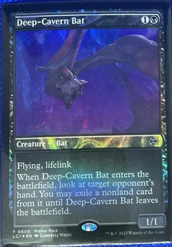 Deep-Cavern Bat Promo Pack FOIL Lost Caverns of Ixalan MINT Magic: The Gathering - Image 1