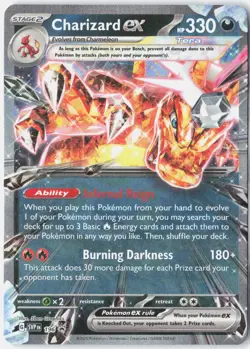Charizard ex -196 Holo Promo Scarlet & Violet Promo Pokemon Holo NM - Image 1