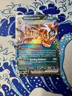 Charizard ex SVP 196 Scarlet & Violet Black Star Promo Holo Pokemon Card NM ✨ - Image 1