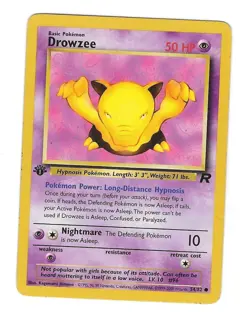 Pokemon TCG - Drowzee 54/82 - Team Rocket - 1st Edition - Image 1