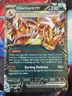Pokemon Scarlet & Violet Black Star Promo - Charizard ex SVP 196 - Image 1