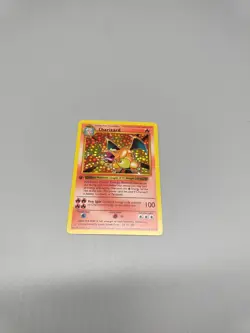 Charizard 1st Edition Style Base Set Custom Card Rare Holo 4/102 Pokemon Deko - Image 1