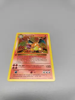 Charizard 1st Edition Style Base Set Custom Card Rare Holo 4/102 Pokemon Deko - Image 3