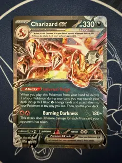 Charizard Ex SVP 196 Black Star Promo Scarlet & Violet Promos Pokemon TCG - Image 1