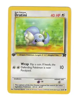Pokemon TCG - Dratini 53/82 First 1st Edition - Team Rocket - Image 1
