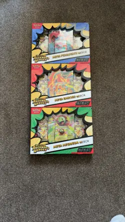 Pokemon TCG - Ascended Heroes Mega Feraligatr, Meganium, Emboar ex box sealed - Image 1