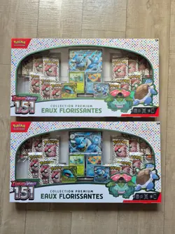 2x Coffret Pokemon Collection Premium Eaux Florissantes EV3.5 151 Neuf Scelle Fr - Image 1