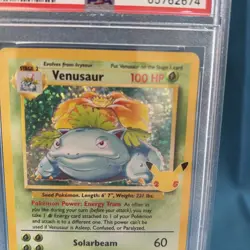 2021 Pokemon Celebrations Venusaur Holo #15 PSA 10 - Image 4