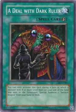 A Deal with Dark Ruler - DCR-030 - Common - Unlimited Edition - Moderately Playe - Image 1