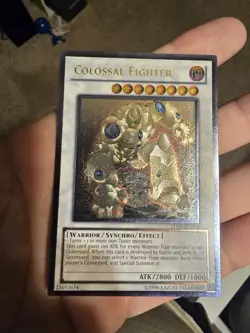 Yu-Gi-Oh Colossal Fighter Ultimate Rare EN-000 NM-VLP - Image 1