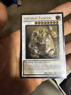 Yu-Gi-Oh Colossal Fighter Ultimate Rare EN-000 NM-VLP - Image 2