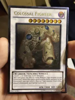 Yu-Gi-Oh Colossal Fighter Ultimate Rare EN-000 NM-VLP - Image 4