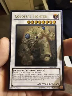 Yu-Gi-Oh Colossal Fighter Ultimate Rare EN-000 NM-VLP - Image 5