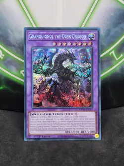 Yugioh Granguignol the Dusk Dragon MP24-EN067 Prismatic Secret Rare 1st Ed NM - Image 1