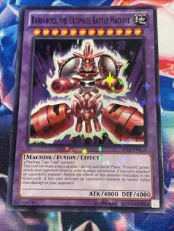 Yugioh Barbaroid, the Ultimate Battle Machine SP13-EN045 Starfoil Rare Unlim NM - Image 1