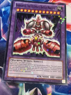 Yugioh Barbaroid, the Ultimate Battle Machine SP13-EN045 Starfoil Rare Unlim NM - Image 2