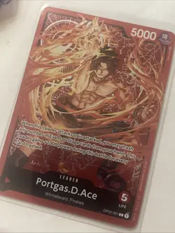 One Piece Portgas D Ace OP03-001 - Leader SEALED PROMO Special Goods Set - Image 1