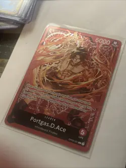 One Piece Portgas D Ace OP03-001 - Leader SEALED PROMO Special Goods Set - Image 2