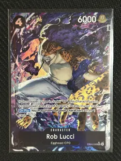Rob Lucci EB04-048 OP15 Alternate Art Adventure on Kami's Island One Piece - Image 1