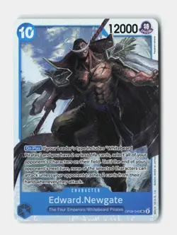 Edward.Newgate SR Two Legends OP08-043 NM English One Piece TCG - Image 1