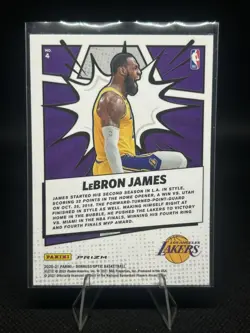 LEBRON JAMES 2020-21 DONRUSS OPTIC MY HOUSE! HOLO PRIZM LAKERS Q5190 - Image 2
