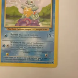 Pokemon Squirtle Base Set 2 Card 093/130 40 HP Common English Regular - Image 3