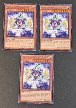 Yugioh TCG - 3x Shopina the Melodious Maestra - NECH-EN007 - NM/LP - 1st Edition - Image 1