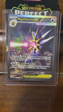 Mega Starmie EX 118/088 SIR Perfect Order Pokemon Card Near Mint English - Image 1