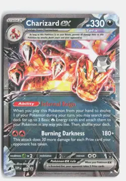 Charizard ex 196 SV: Scarlet & Violet Promo Cards (SVP) Promo Holo NM - Image 1