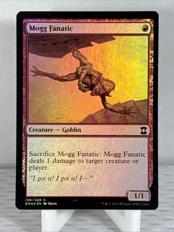 Mogg Fanatic FOIL, Eternal Masters, MTG Magic Cards 138 - Image 1