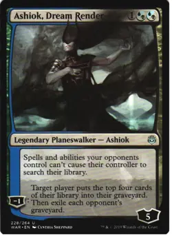 ASHIOK, DREAM RENDER 228 UNCOMMON WAR OF THE SPARK MAGIC: THE GATHERING LP - Image 1