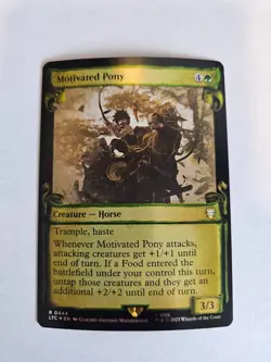MTG Motivated Pony FOIL Showcase , Lord of the Rings #444 - Image 1