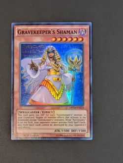 Yugioh TCG - 1x Gravekeeper's Shaman - MP14-EN214 - NM/LP - 1st Super Rare 2014 - Image 5
