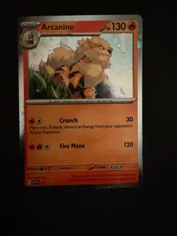 Arcanine (Cosmos Holofoil) 011 Holo Promo Scarlet & Violet Pokemon Near Mint - Image 1