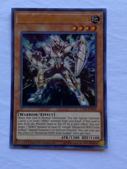 Yugioh - Elemental Hero Solid Soldier - CT15-EN003 - NM - 1st - Ultra Rare 2015 - Image 3