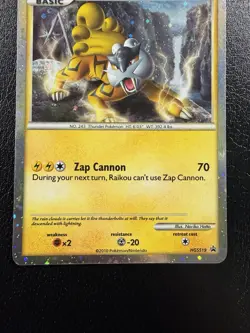 Pokemon TCG Raikou HGSS19 Black Star Promo Holo Card LP - Image 3
