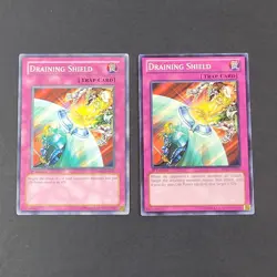 Yugioh TCG - 2x Draining Shield - SDRL-EN037 + BP02-EN181 - LP/NM - 1st Ed, 2013 - Image 3