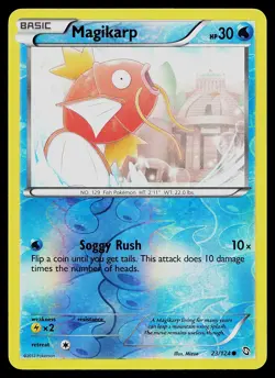 Pokemon Card - Magikarp Dragons Exalted 23/124 Reverse Holo Common - Image 1
