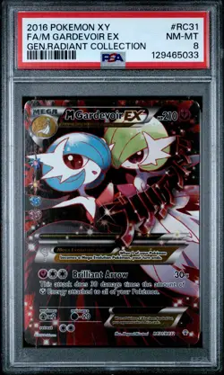 POKEMON GENERATIONS RADIANT COLLECTION M GARDEVOIR EX #RC31 PSA 8 NM #129464879 - Image 1