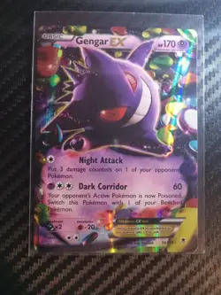 Pokemon Gengar EX 34/119 Ultra Rare Holo XY Phantom Forces 170 HP Basic Psychic - Image 1