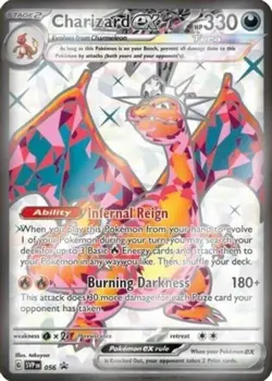 Lightly Played Charizard ex - SVP056 - SVP Black Star Promos Pokemon SV Black St - Image 1