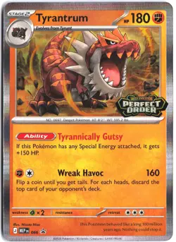 Tyrantrum - 066 066 Promo ME: Mega Evolution Promo Pokemon - Image 1