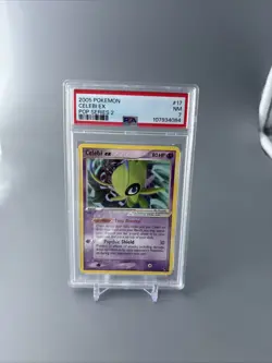PSA 7 CELEBI EX 17 POP SERIES 2 POKEMON NM NON-HOLO - Image 1