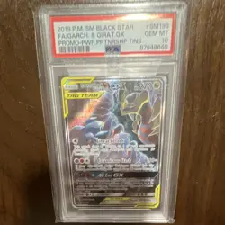 Pokemon Garchomp & Giratina GX SM193 Black Star Promo TAG TEAM Holo PSA 10 2019… - Image 1