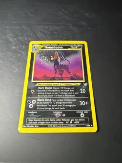 Houndoom 8/64 WOTC Pokemon Neo Revelation 2000 Holo Rare - MP 🌀SWIRL🌀 - Image 2