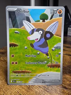 Drilbur 124/086 Illustration Rare - Black Bolt - Pokemon TCG - SHIPS FAST - Image 1