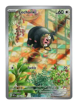 Lechonk 209/197 SV03: Obsidian Flames Holo Pokemon TCG - NM - Image 1