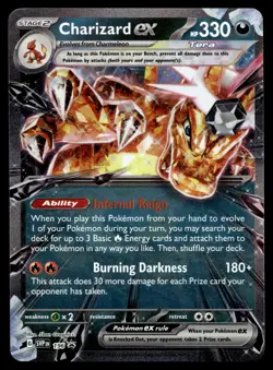 POKEMON CHARIZARD EX -196 SCARLET & VIOLET PROMO 196 HOLO P NM/M - Image 1