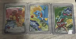 Pokemon First Partner Illustration Collection Series 1 Kanto Gen 1 Starter Set - Image 1